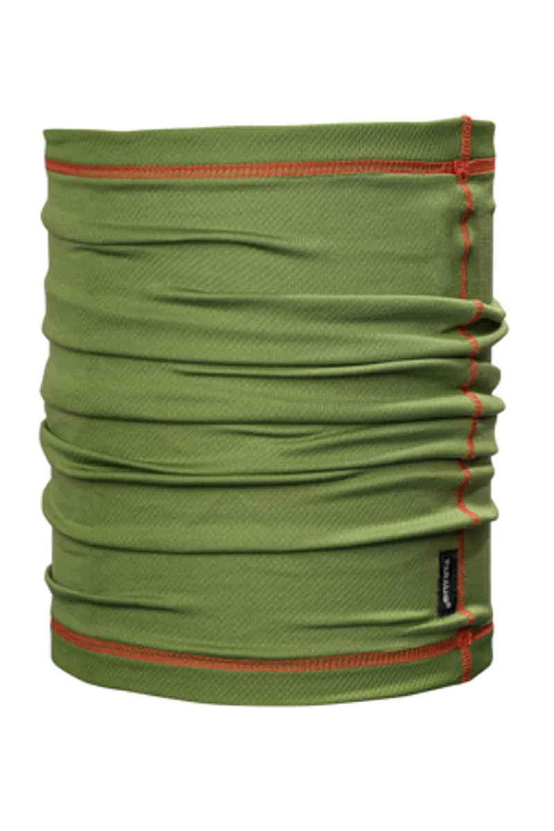 Paramo Cambia Neck Tube in Fir Green with Puffins Bill Stitching